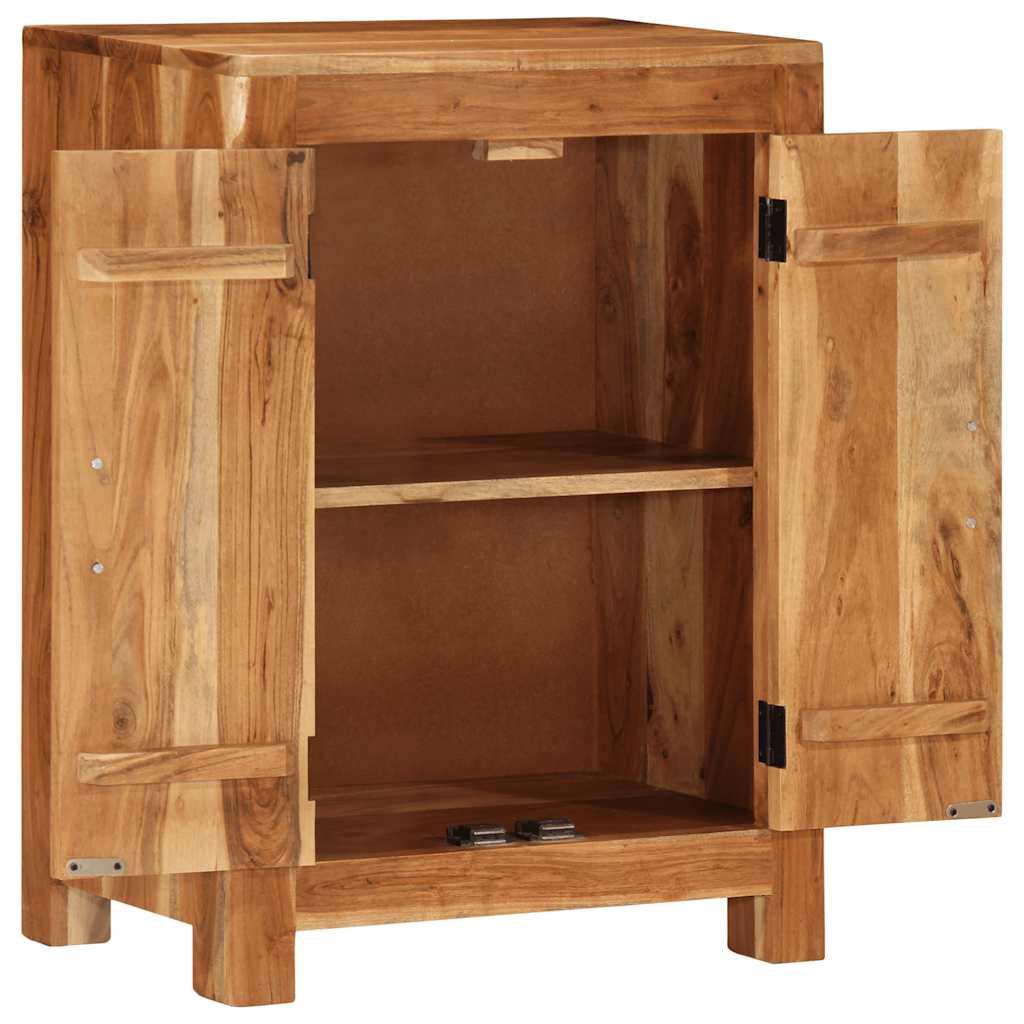 vidaXL Sideboard 55x35x75 cm Massivholz Akazie