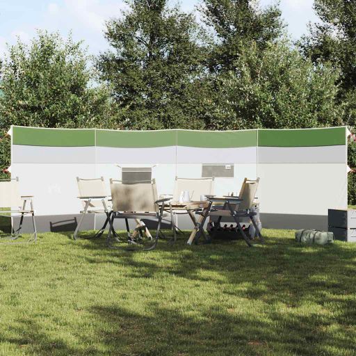 Camping-Windschutz Grün 510x153 cm Wasserdicht