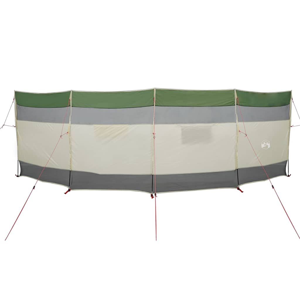 vidaXL Camping-Windschutz Grün 510x153 cm Wasserdicht
