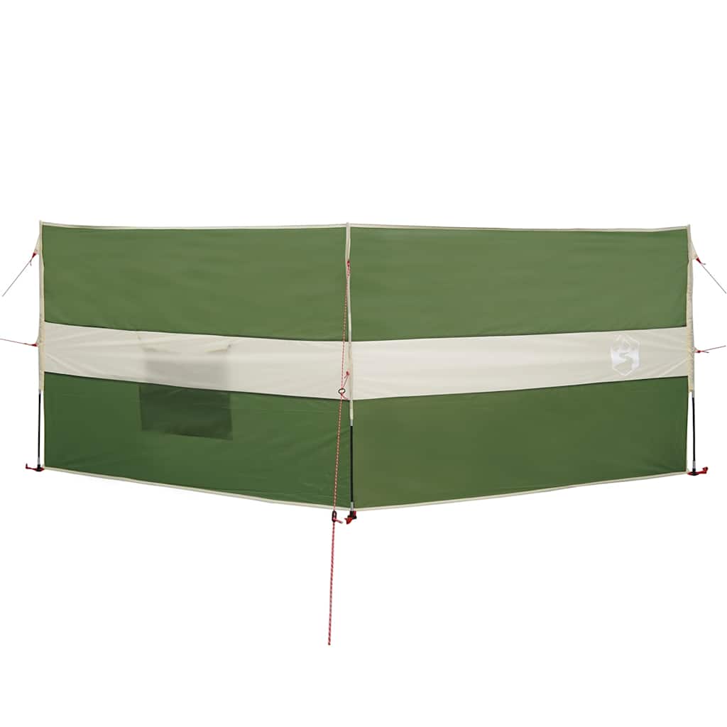 vidaXL Camping-Windschutz Grün 344x120 cm Wasserdicht