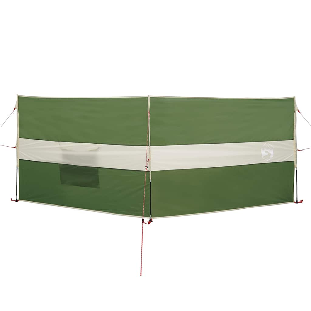 vidaXL Camping-Windschutz Grün 344x120 cm Wasserdicht