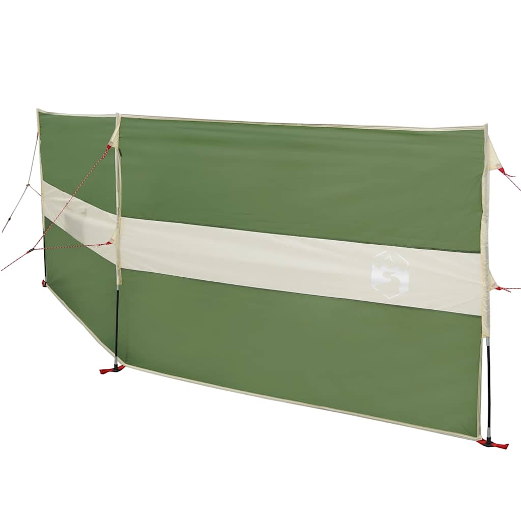 vidaXL Camping-Windschutz Grün 344x120 cm Wasserdicht