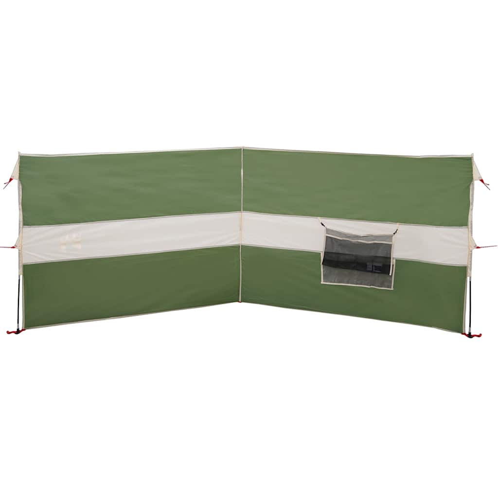 vidaXL Camping-Windschutz Grün 344x120 cm Wasserdicht