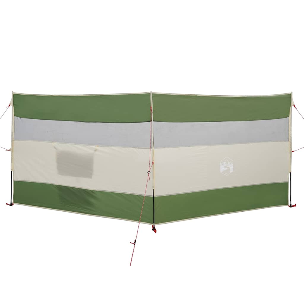 vidaXL Camping-Windschutz Grün 340x130 cm Wasserdicht