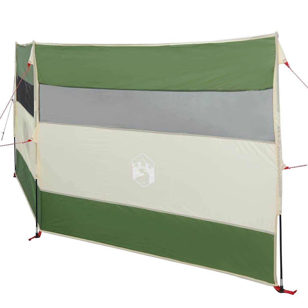 vidaXL Camping-Windschutz Grün 340x130 cm Wasserdicht