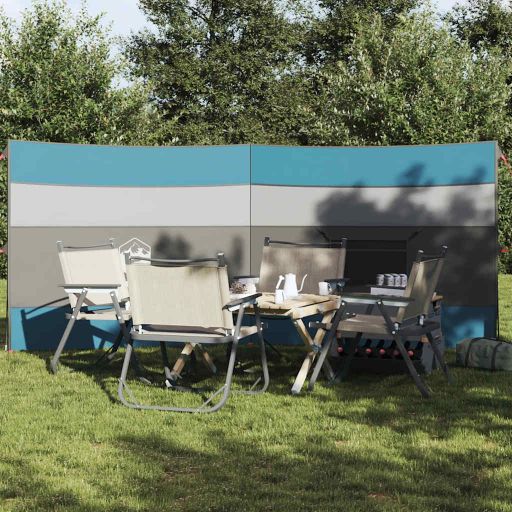 vidaXL Camping-Windschutz Grün 340x130 cm Wasserdicht