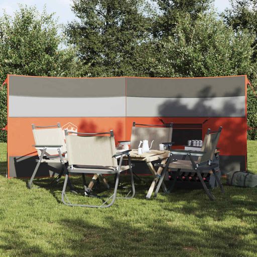 vidaXL Camping-Windschutz Grün 340x130 cm Wasserdicht