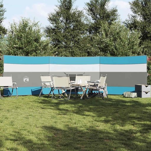 vidaXL Camping-Windschutz Grün 340x130 cm Wasserdicht