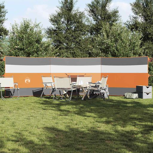 vidaXL Camping-Windschutz Grün 340x130 cm Wasserdicht