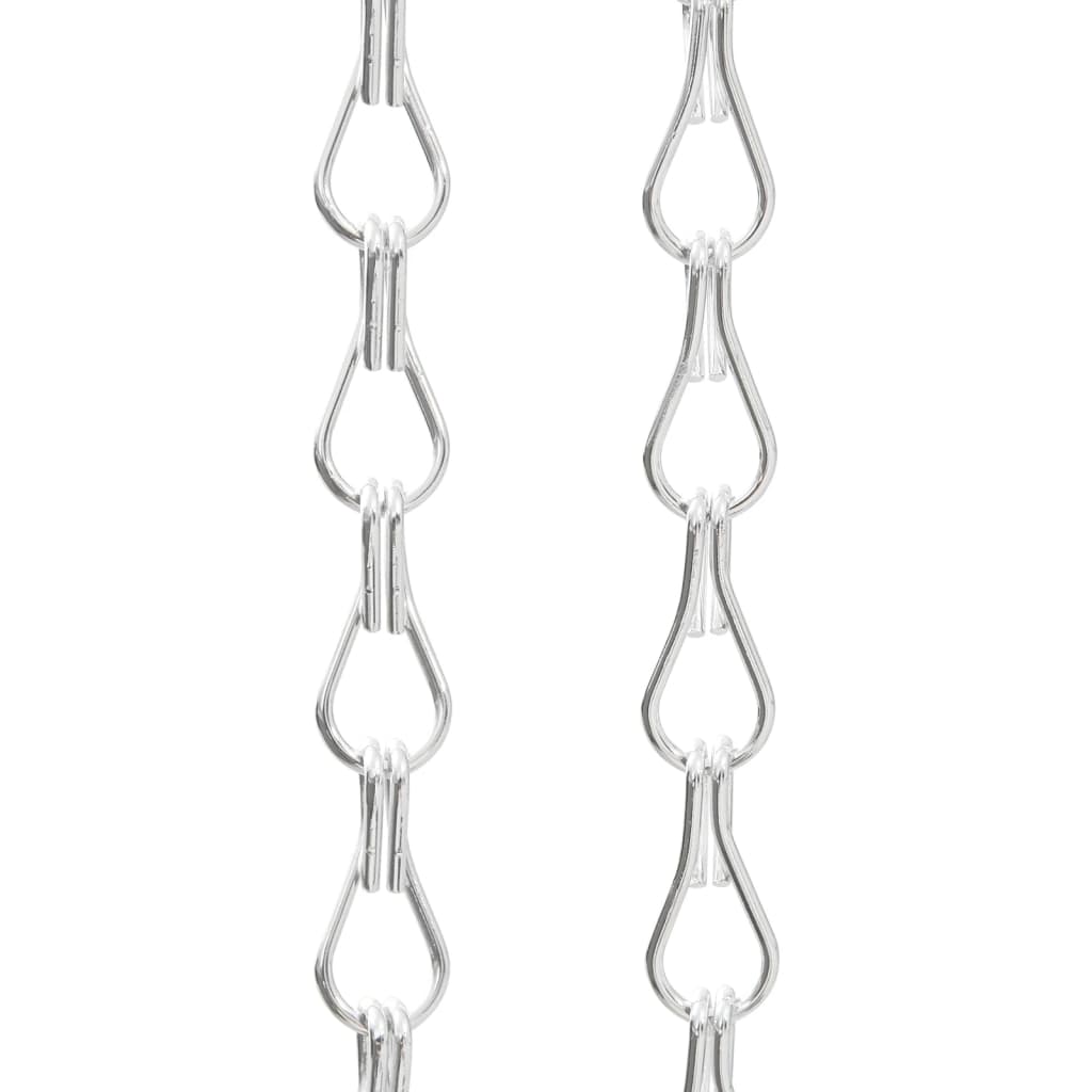 vidaXL Türvorhang aus Ketten 56x186 cm Aluminium