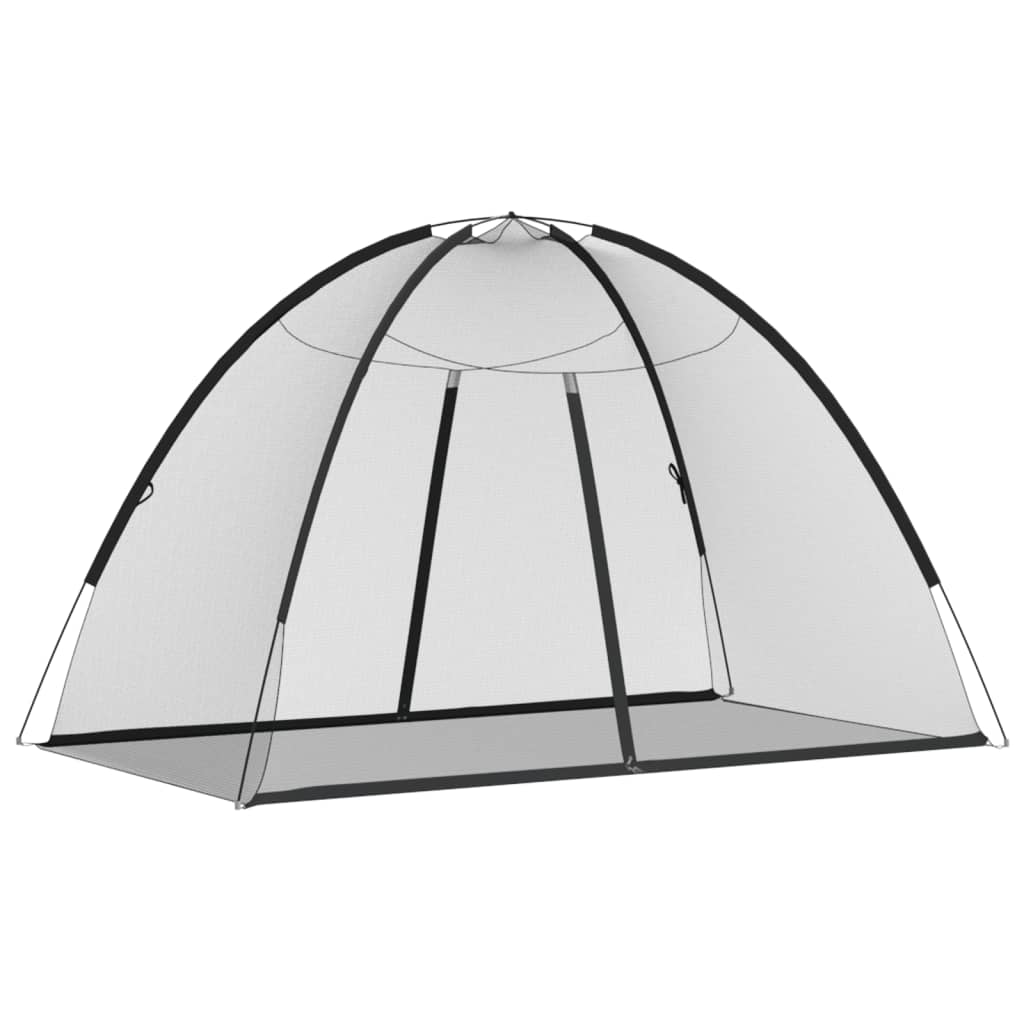 Moskito-Netzzelt Mongolisch 220 Schwarz 200x120x130 cm