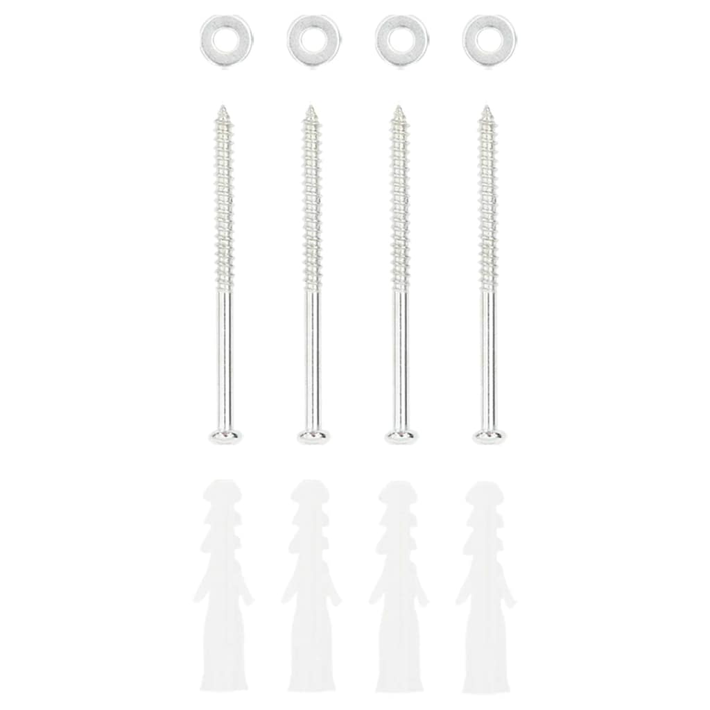 vidaXL Außensteckdose 4-fach Schwarz und Grün 16x16x39,5 cm