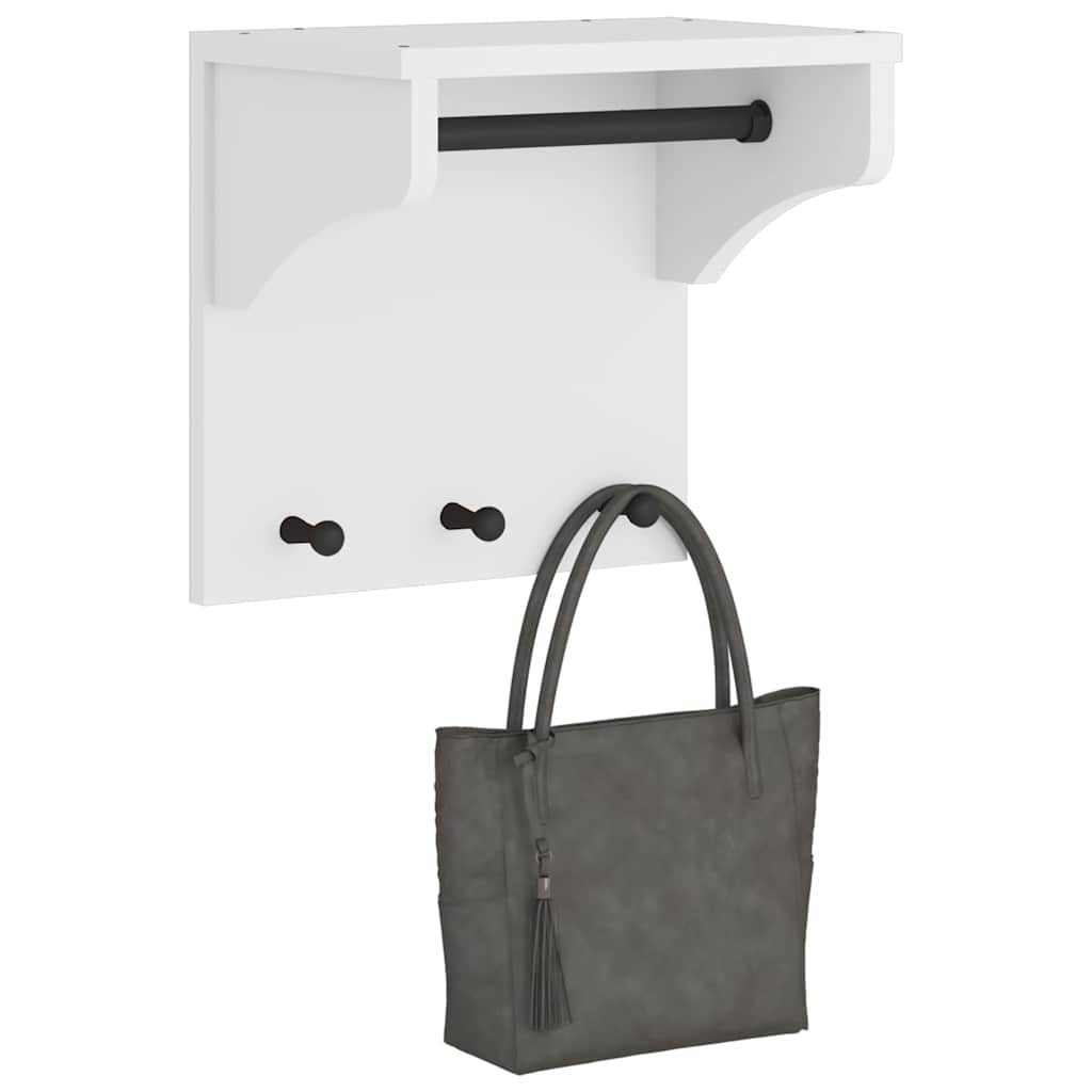 vidaXL Wandgarderobe SANDNES 43x30x42 cm Massivholz Kiefer