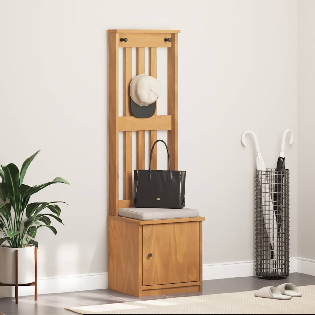 vidaXL Garderobenständer SANDNES 45x40x159,5 cm Massivholz Kiefer