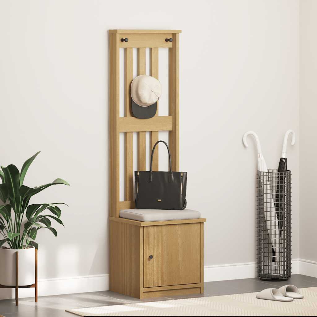 vidaXL Garderobenständer SANDNES 45x40x159,5 cm Massivholz Kiefer