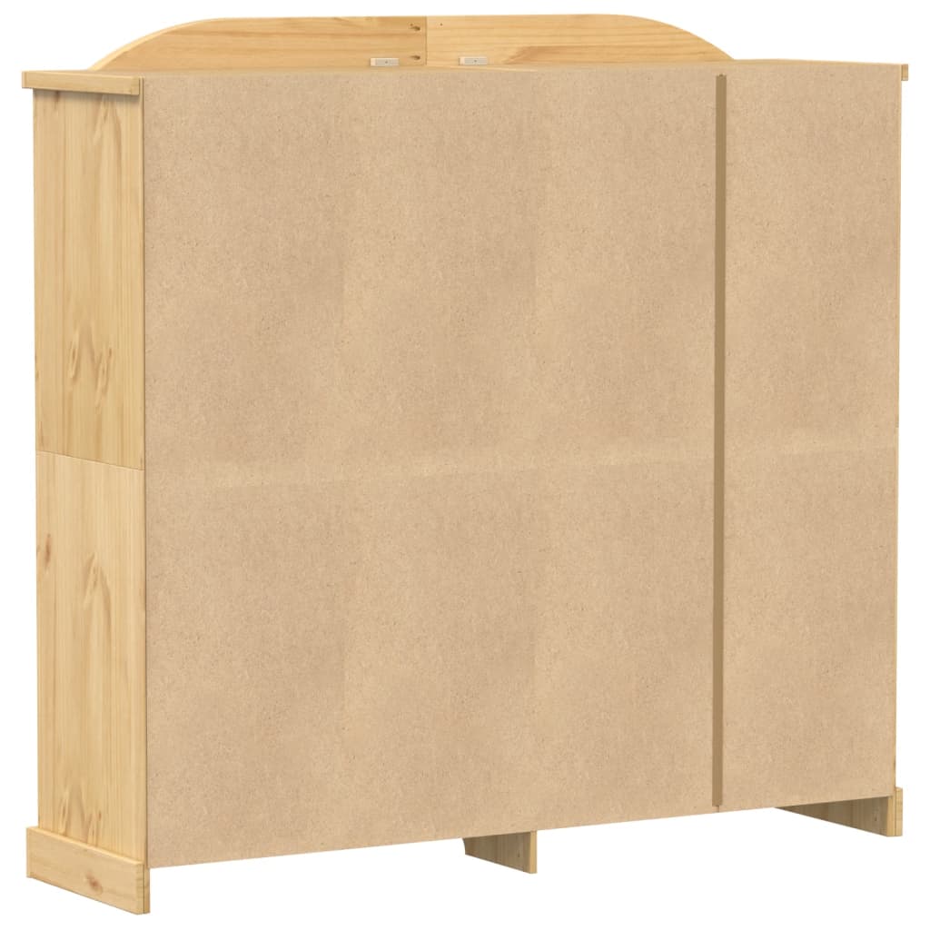 vidaXL Kleiderschrank Corona 194x52x186 cm Massivholz Kiefer