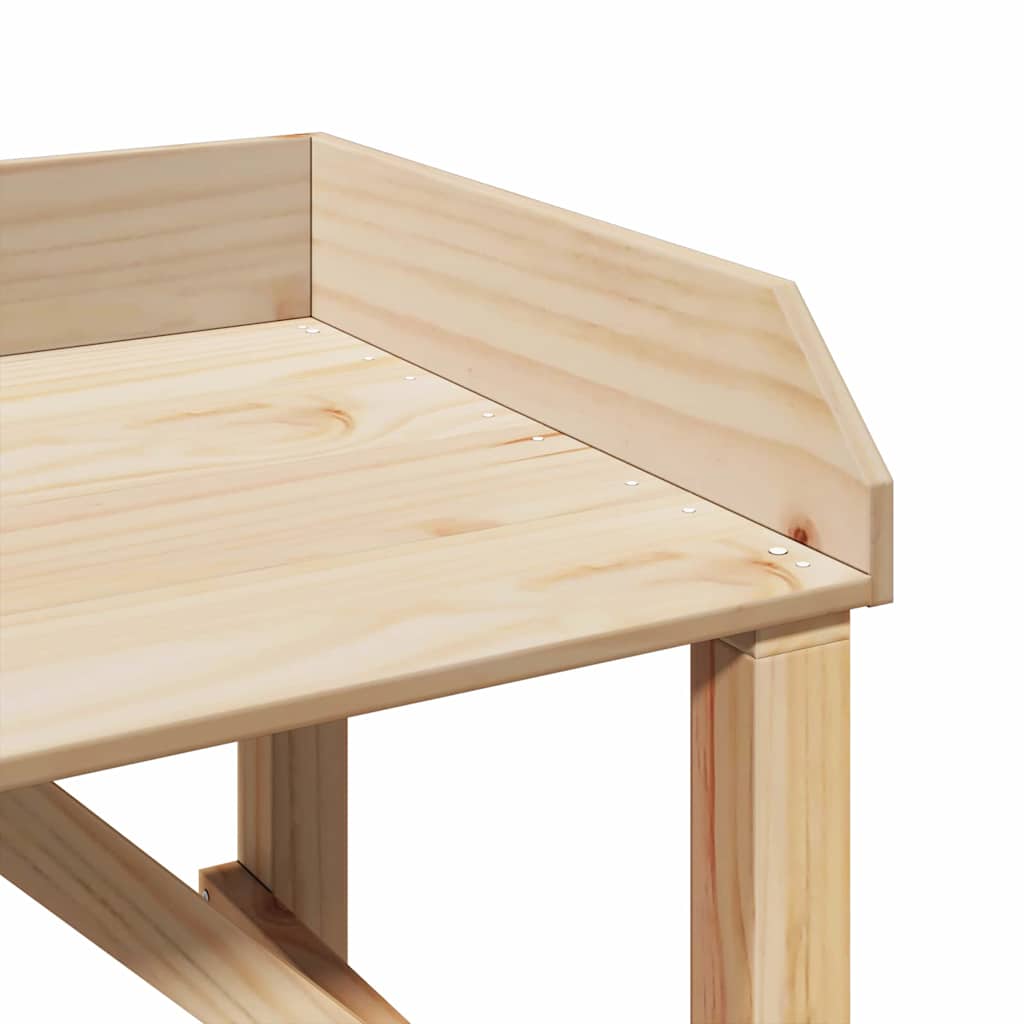 vidaXL Pflanztisch Natur 75 x 40 x 90 cm Massives Kiefernholz