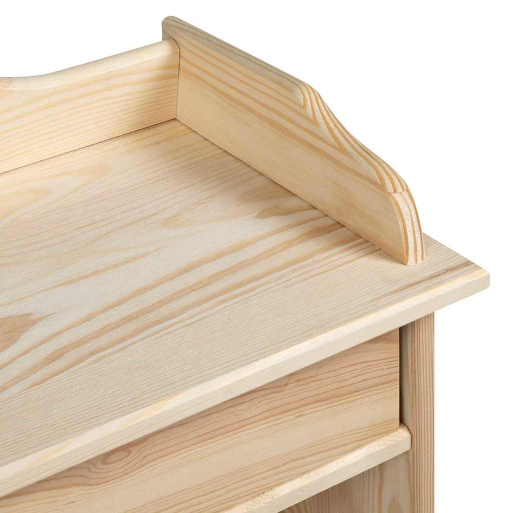 vidaXL Weinregal Natur 58 x 28 x 90 cm Massives Kiefernholz