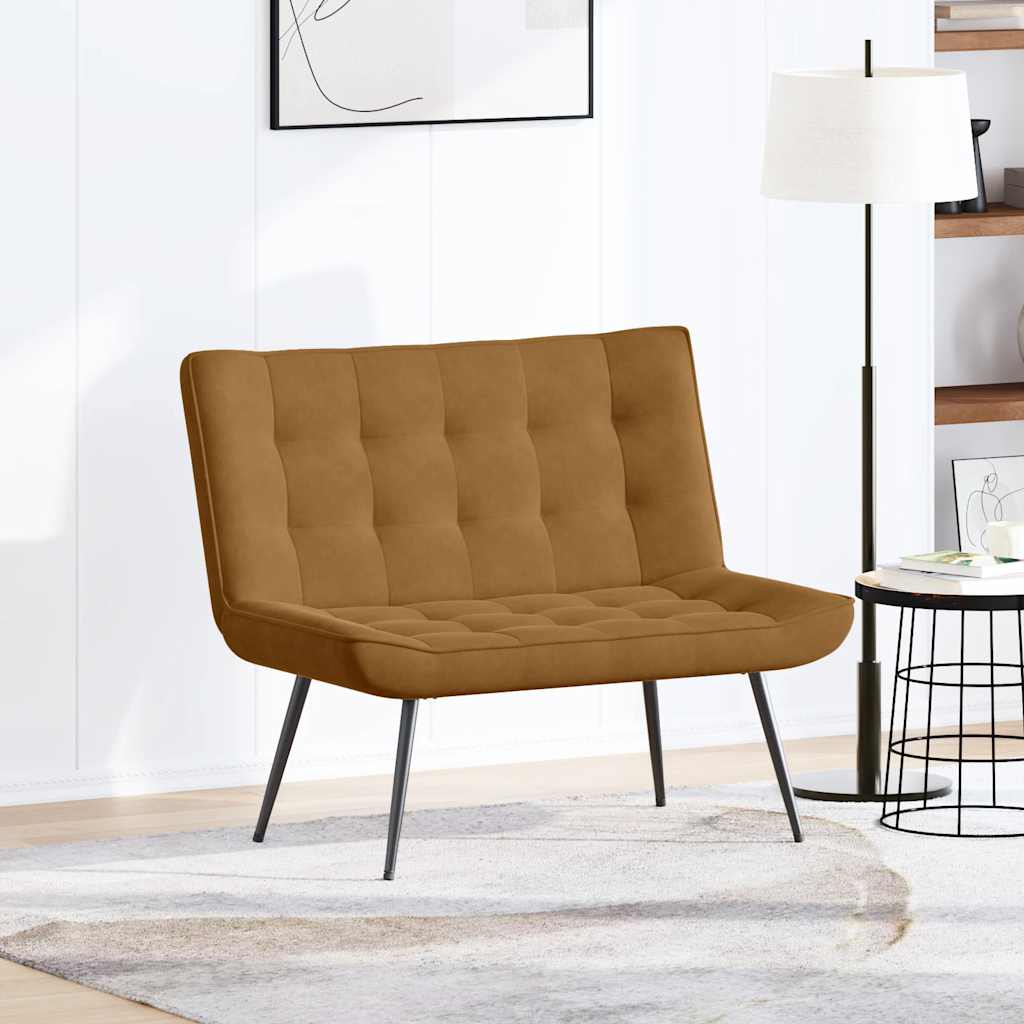 vidaXL Sitzbank Hellgrau 110x74x84 cm Samt