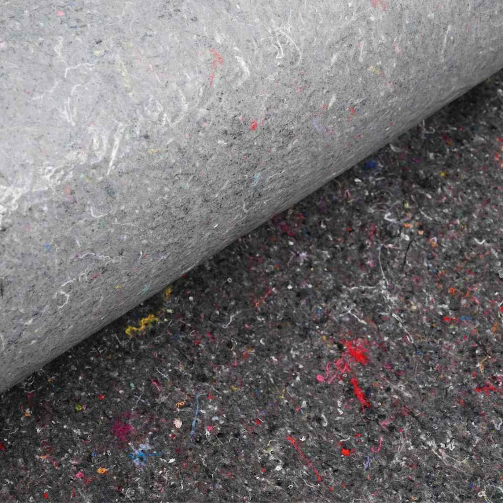 vidaXL Teichvlies Grau 1 x 10 m Polyester und Baumwolle