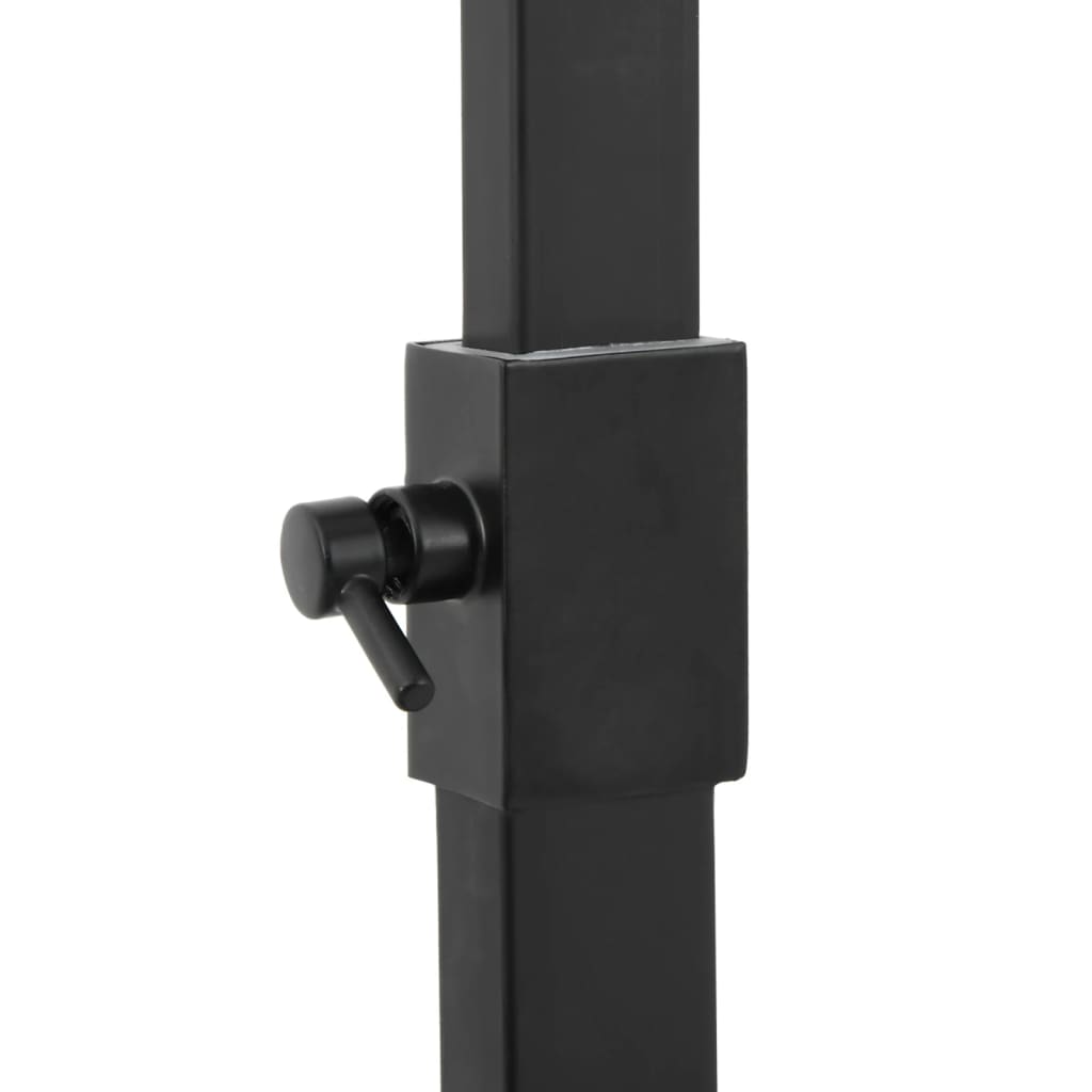 vidaXL Doppelkopf-Duschset mit Mischbatterie Schlauch Schwarz Messing