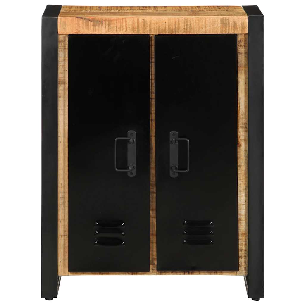 vidaXL Sideboard 55x35x70 cm Raues Mangoholz