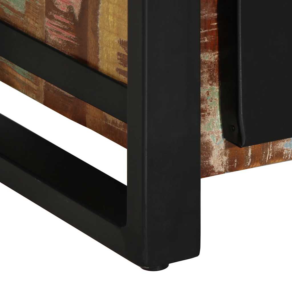 vidaXL Schubladenschrank Mehrfarbig 50x35x70 cm Massivholz Altholz