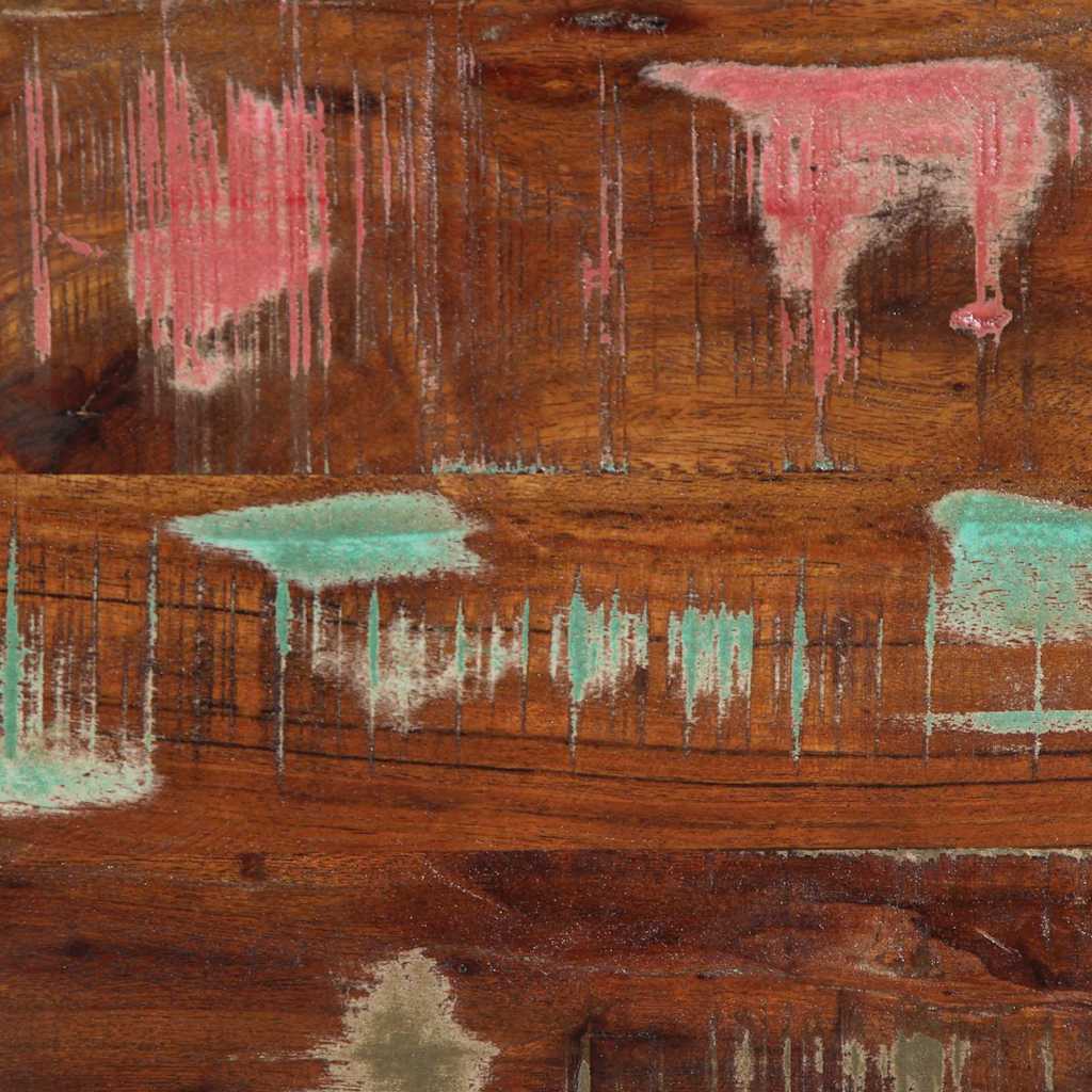 vidaXL Schubladenschrank Mehrfarbig 50x35x70 cm Massivholz Altholz