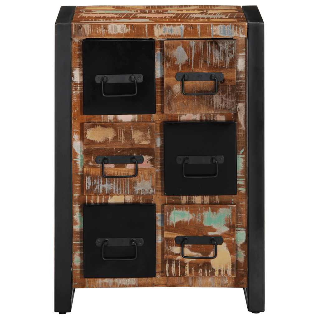 vidaXL Sideboard 50x35x70 cm Altholz Massiv