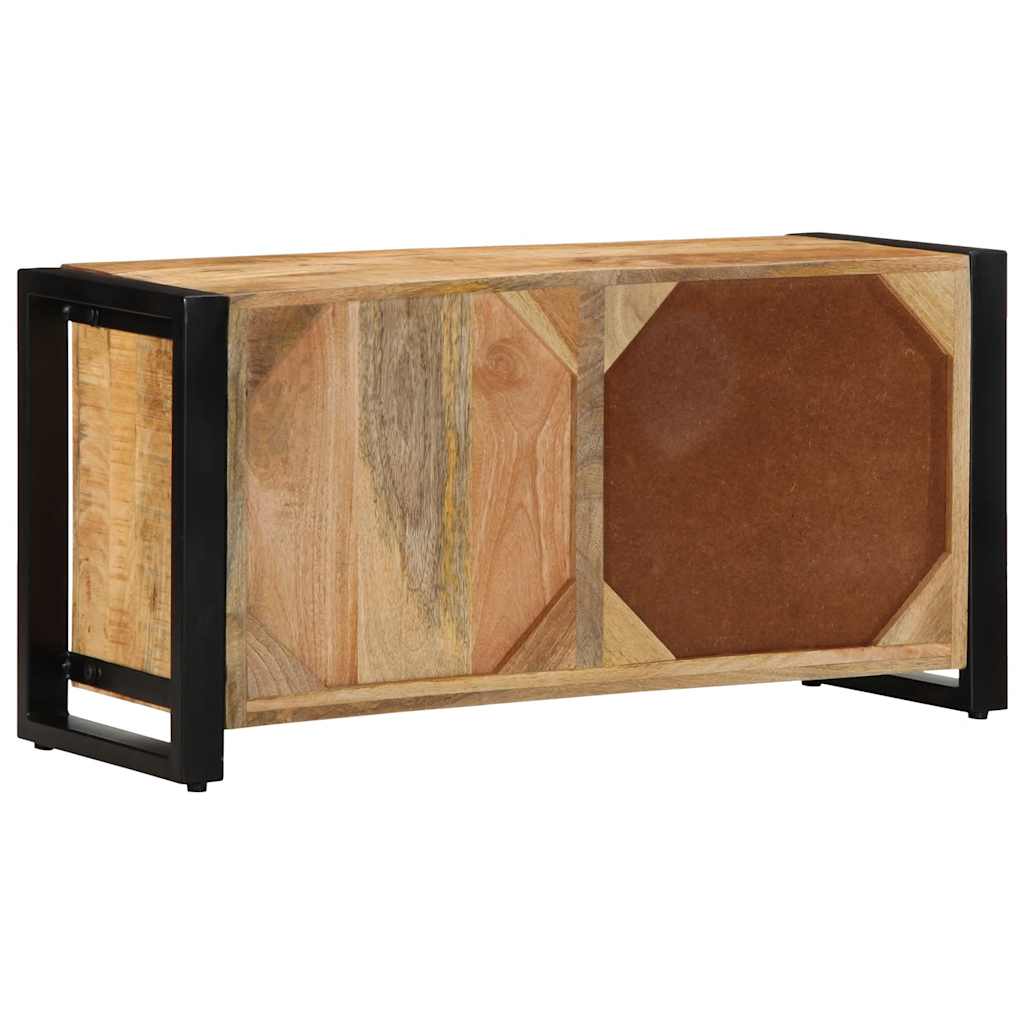 vidaXL TV-Schrank 80x30x40 cm Raues Massivholz Mango