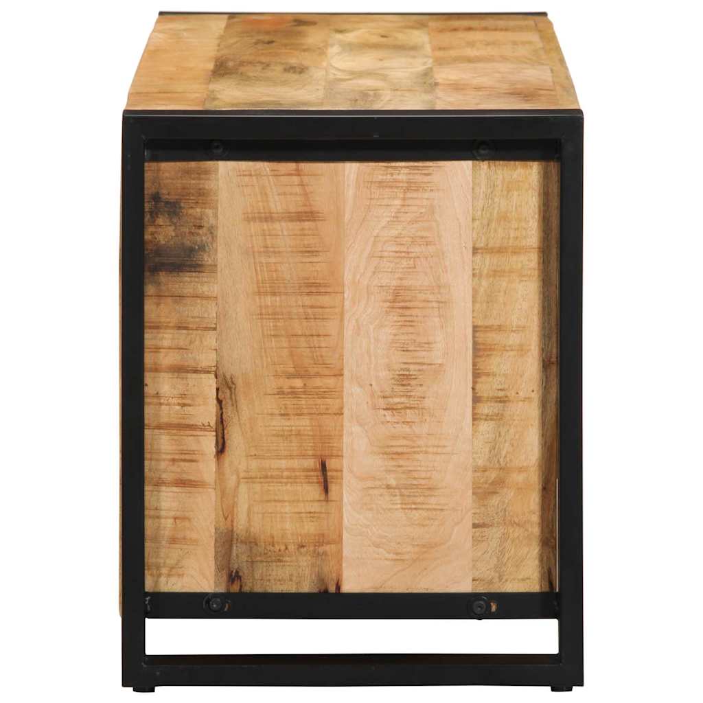 vidaXL Schuhbank Braun 100 x 40 x 50 cm Massivholz Mango