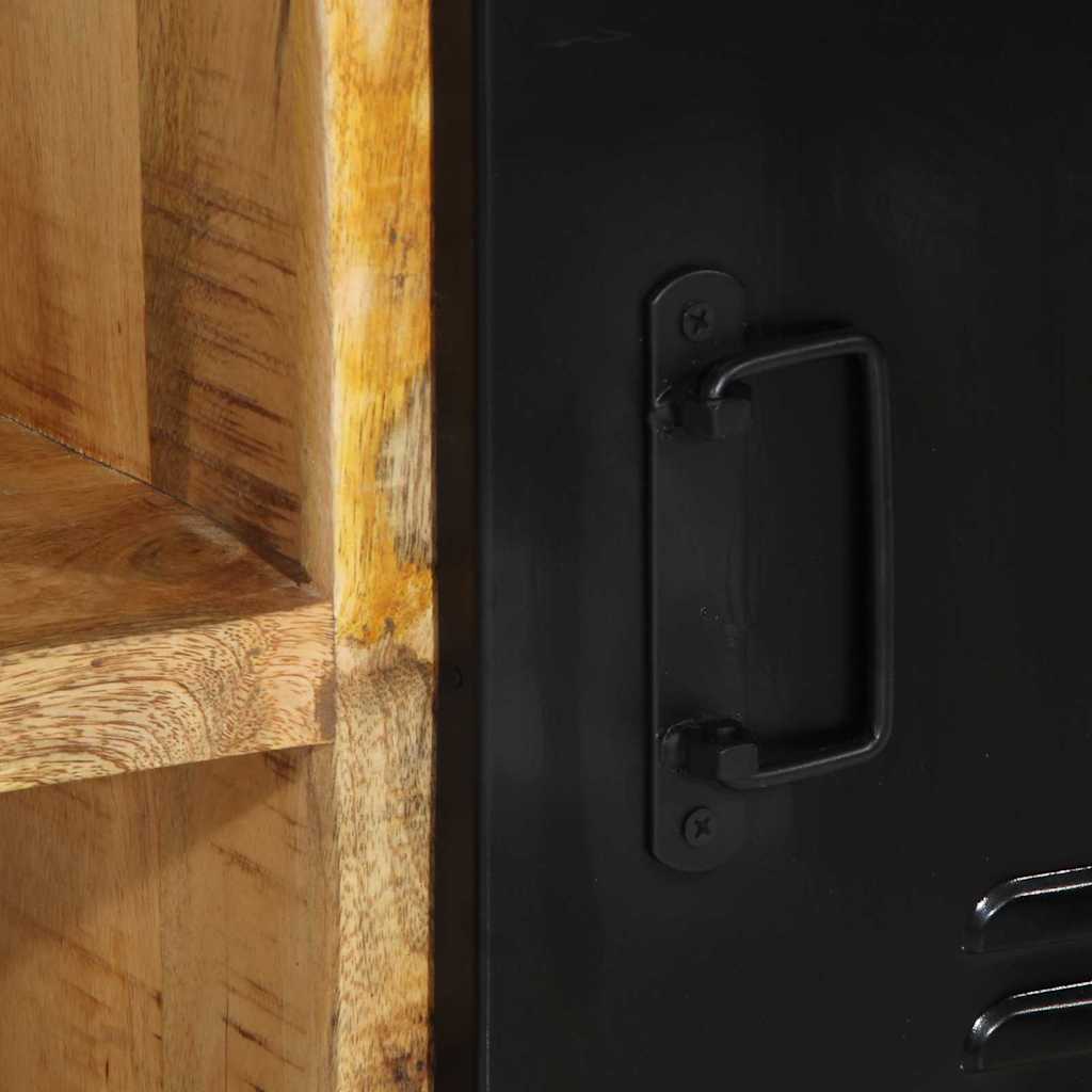 vidaXL Schuhbank Braun 100 x 40 x 50 cm Massivholz Mango