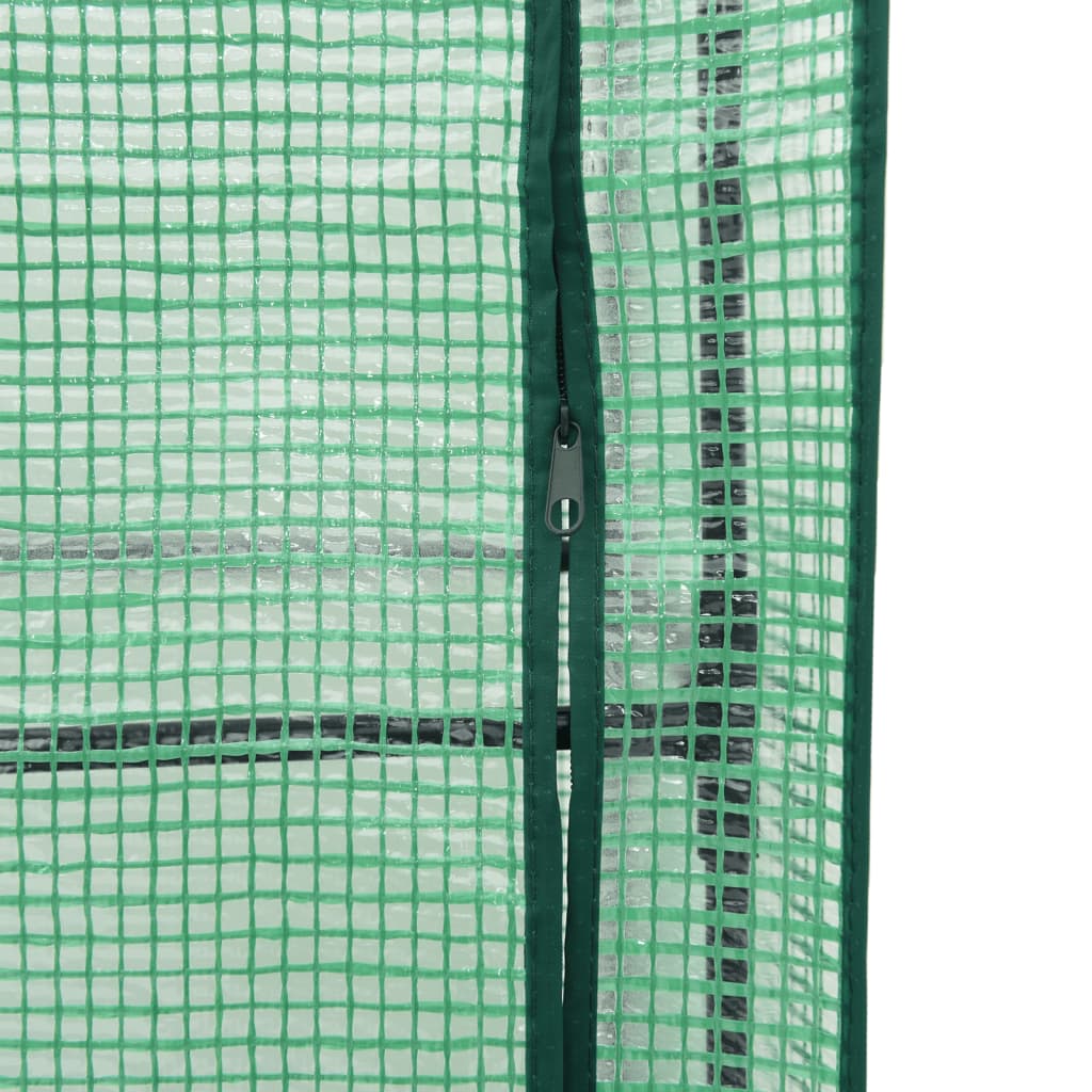 vidaXL Hochbeet mit Gewächshaus-Aufsatz Rattan-Optik 160x40x153 cm