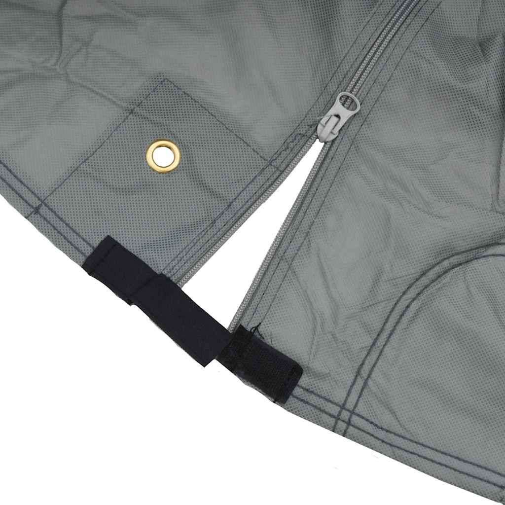 vidaXL Schutzhülle für Wohnwagen Grau 670x250x220 cm Vliesstoff