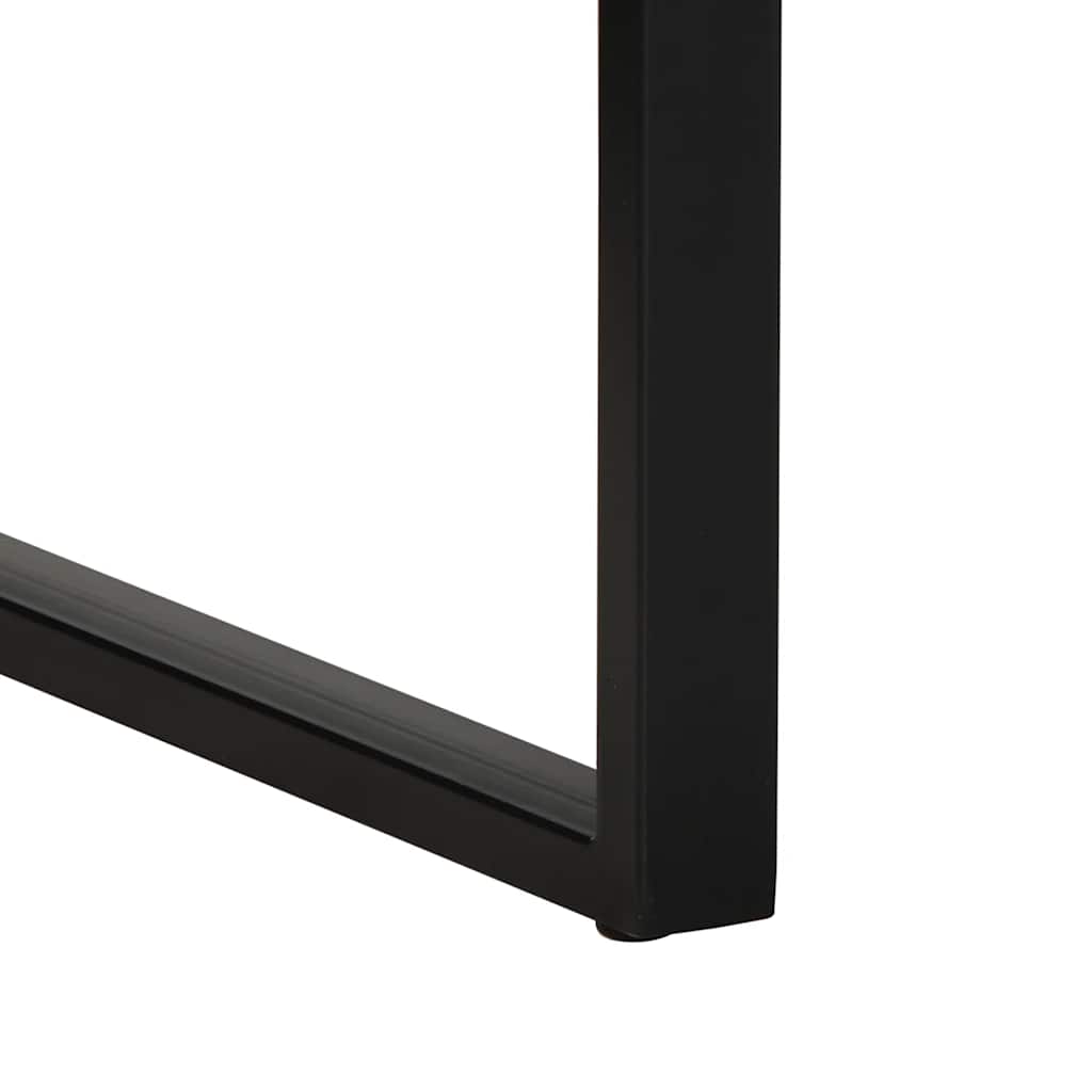 vidaXL Schreibtisch 100x50x75 cm Raues Massivholz Mango