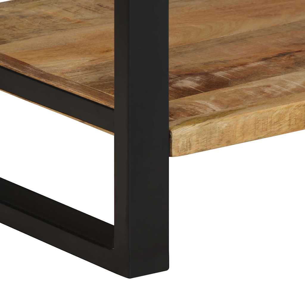 vidaXL Kleiderständer 80x40x190 cm Raues Massivholz Mango