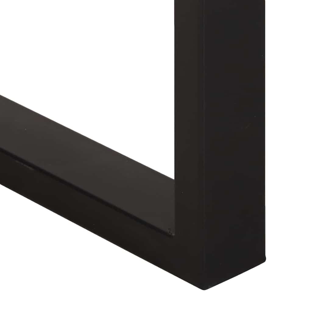 vidaXL Schminktisch mit Regal Braun 100 x 50 x 75 cm Massivholz Mango