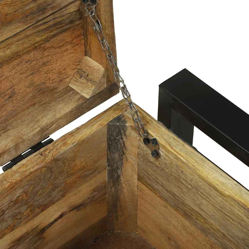 vidaXL Aufbewahrungsbox Braun 80 x 35 x 45 cm Massivholz Mango