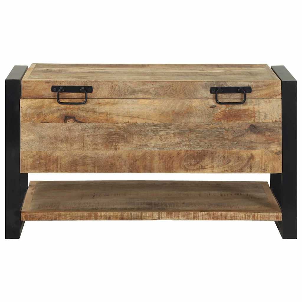 vidaXL Aufbewahrungsbox Braun 80 x 35 x 45 cm Massivholz Mango