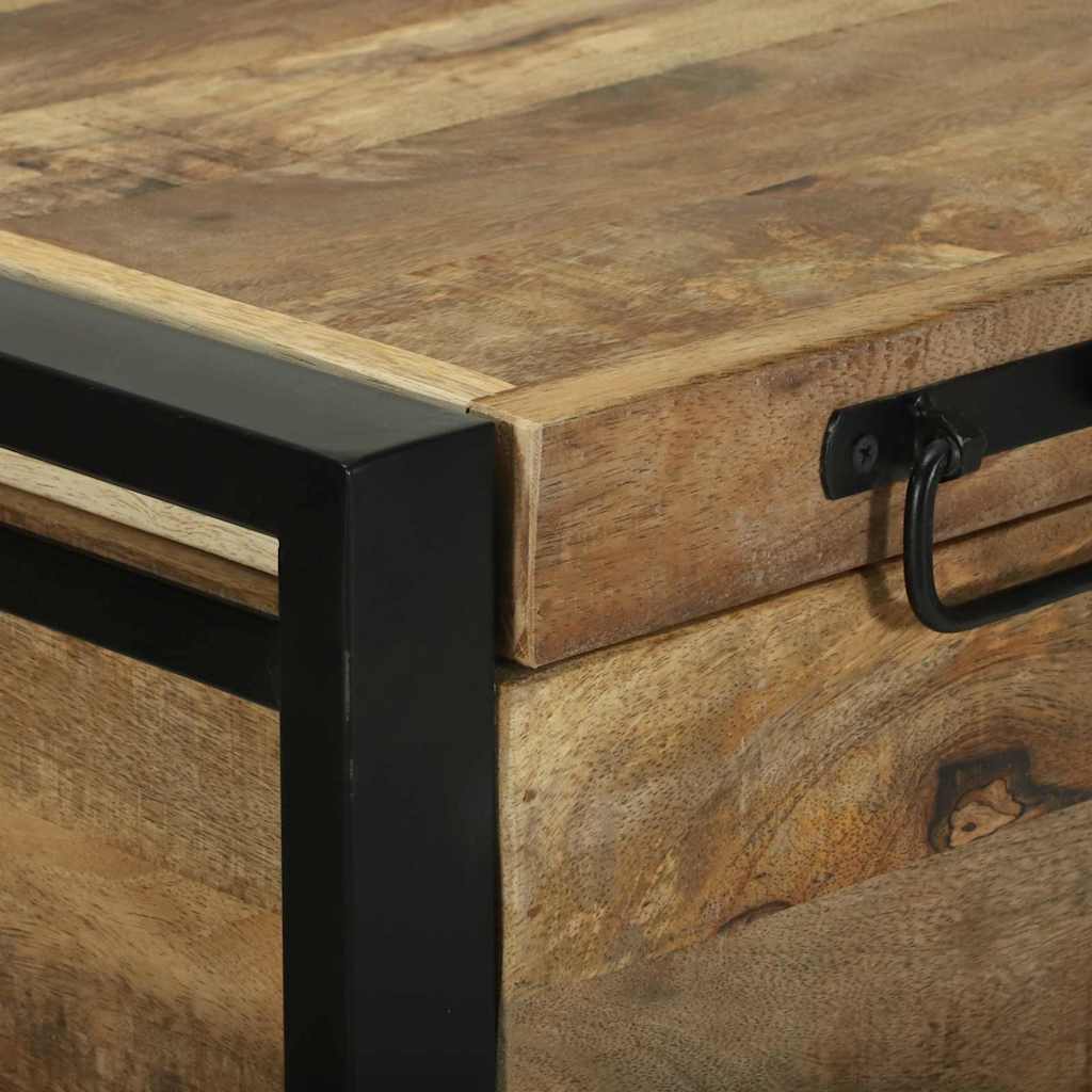 vidaXL Aufbewahrungsbox Braun 80 x 35 x 45 cm Massivholz Mango