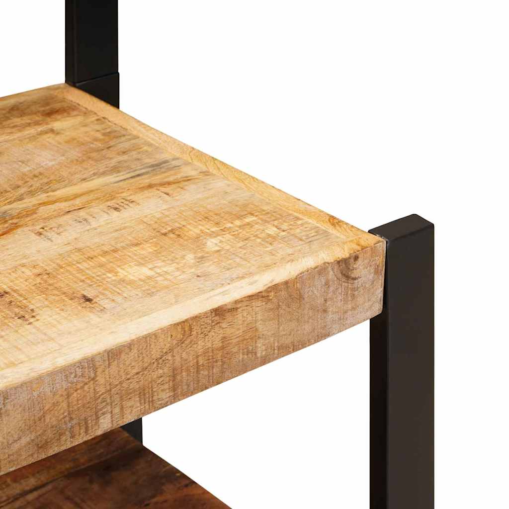 vidaXL Ankleidehaken mit Regal Braun 40 x 40 x 90 cm Massivholz Mango