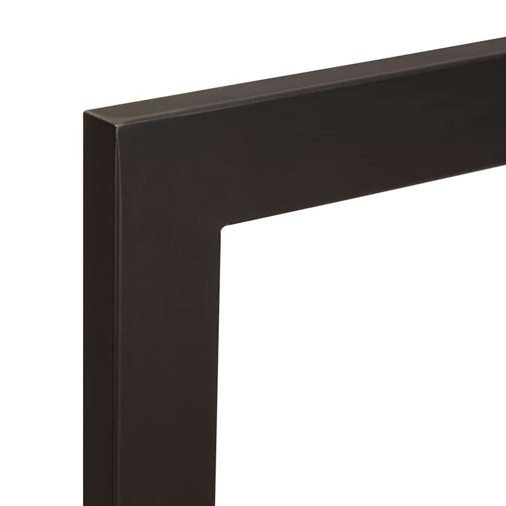 vidaXL Ankleidehaken mit Regal Braun 40 x 40 x 90 cm Massivholz Mango