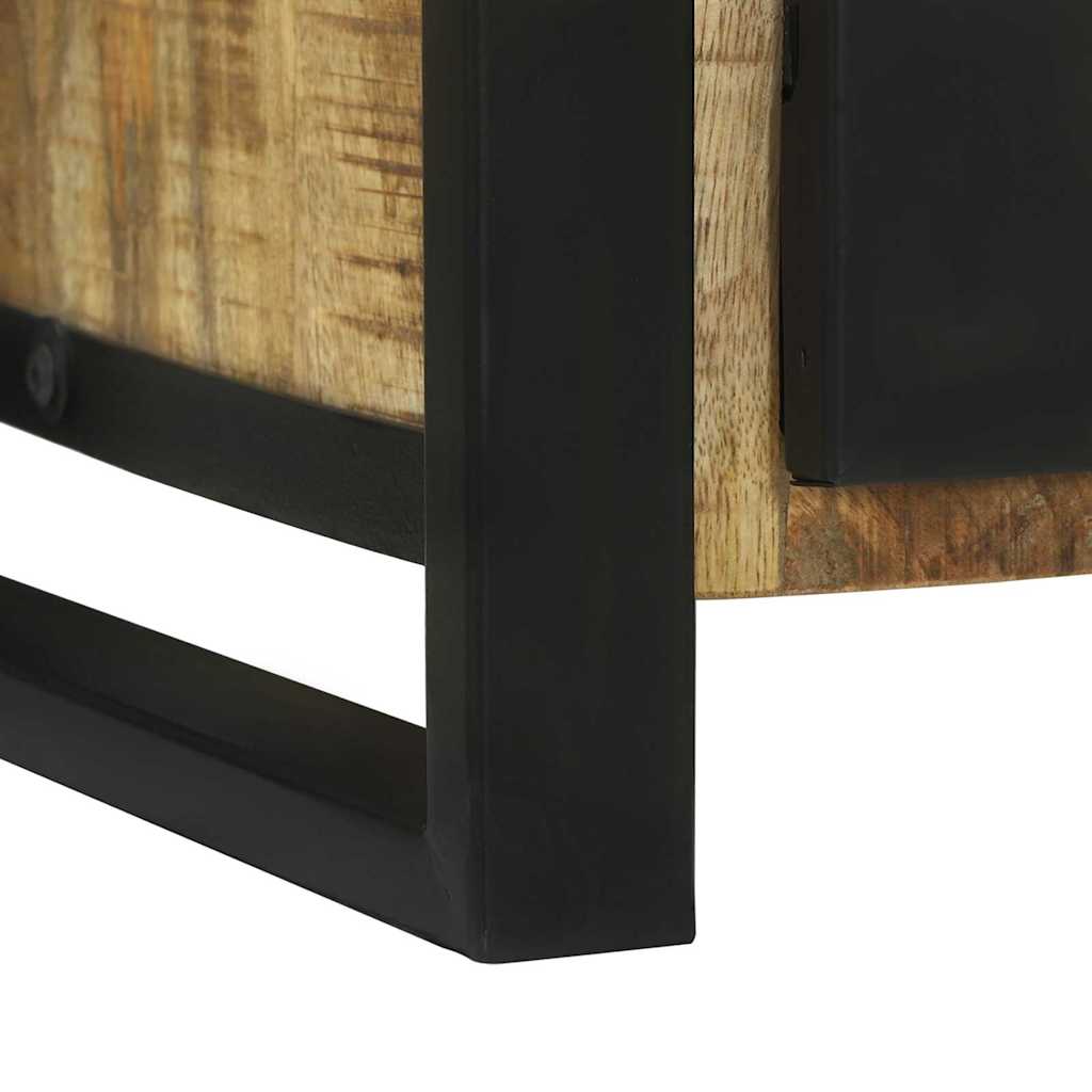 vidaXL Waschbeckenunterschrank Braun 55 x 35 x 60 cm Massivholz Mango