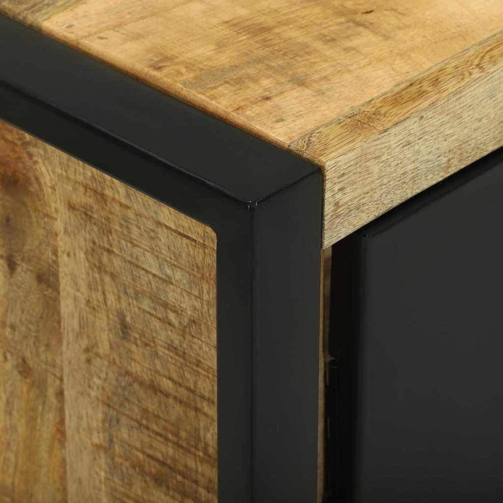 vidaXL Waschbeckenunterschrank Braun 55 x 35 x 60 cm Massivholz Mango