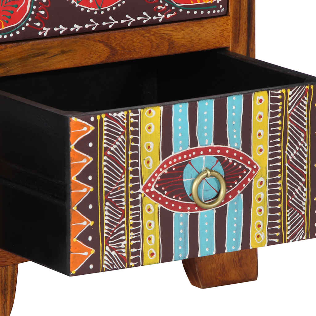 vidaXL Nachttisch 35x35x45 cm Massivholz Akazie