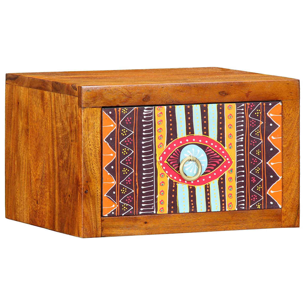 vidaXL Nachttisch mit Schubladen Braun 35 x 30 x 22 cm