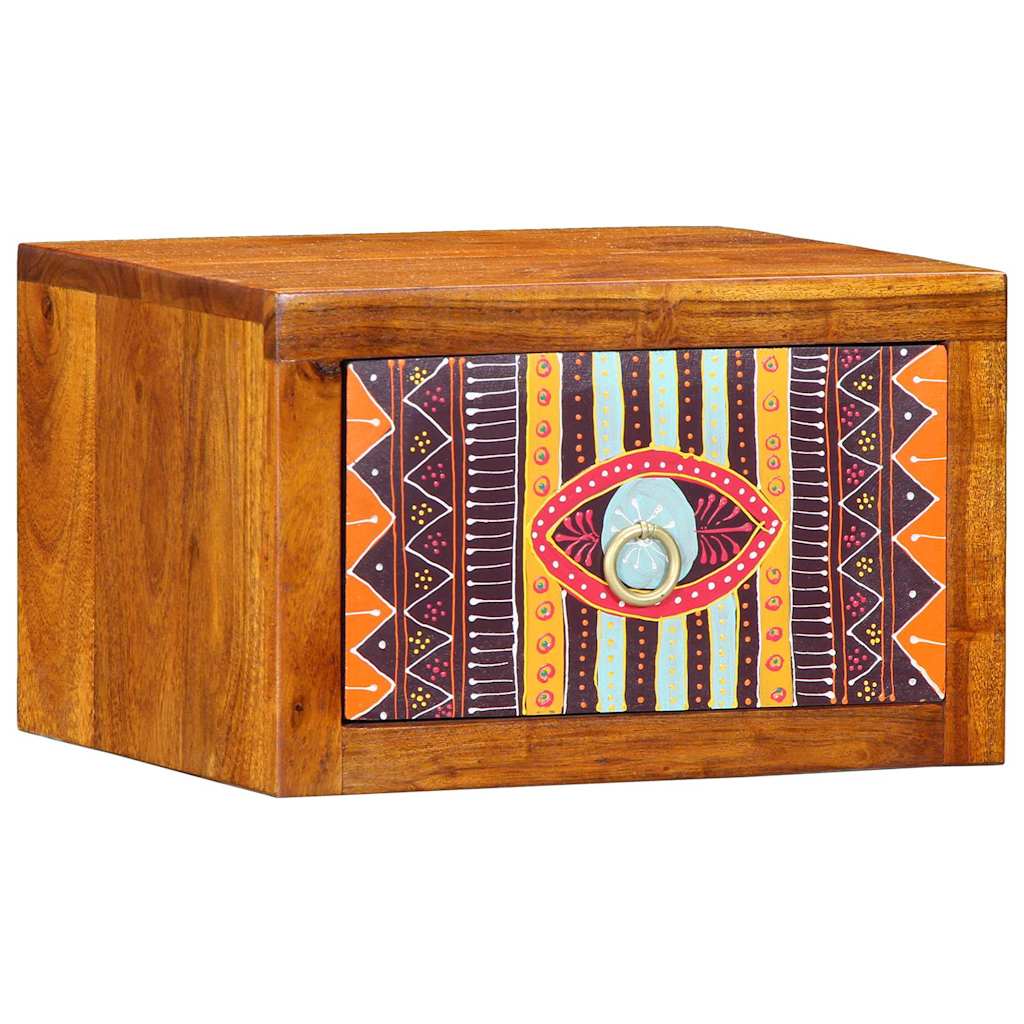 vidaXL Nachttisch mit Schubladen Braun 35 x 30 x 22 cm