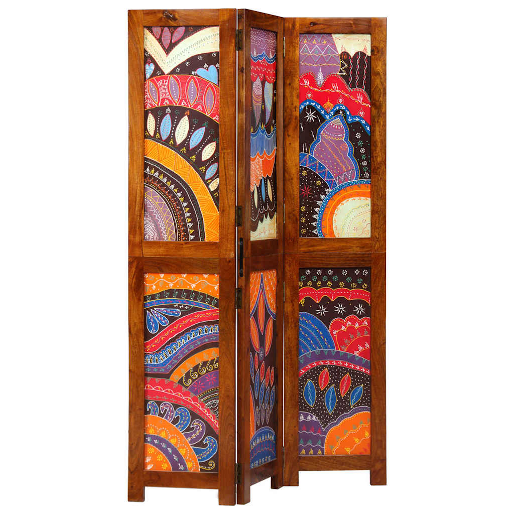 vidaXL Raumteiler Honigbraun 105 x 1,5 x 160 cm Massivholz Akazie