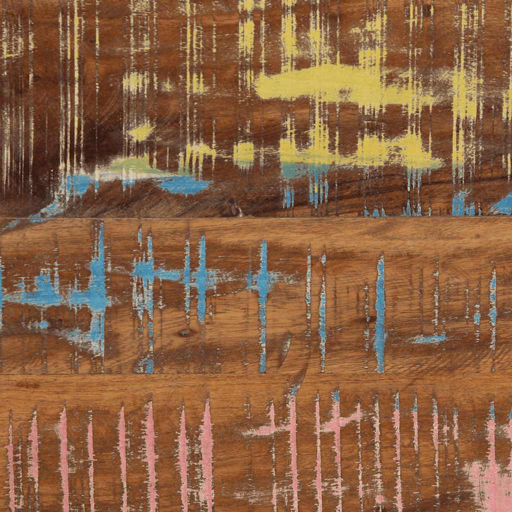 vidaXL Couchtisch Mehrfarbig 90x50x38 cm Altholz Massiv