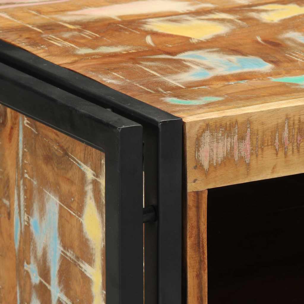 vidaXL Nachttisch 40x40x59 cm Altholz Massivholz